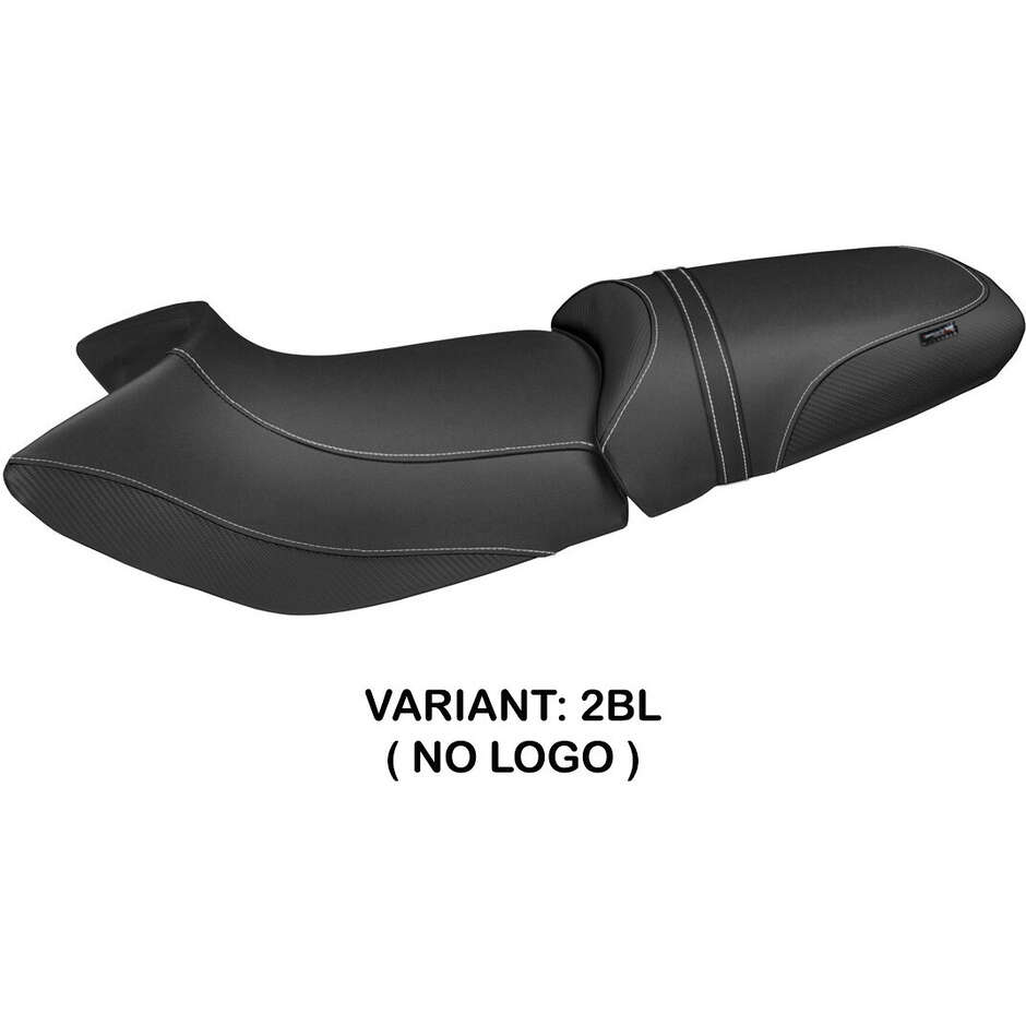 Housse de selle TPZ Italia spécifique pour BMW R 1150 R (modèles 2000-2007), coloris Massimo Carbon.