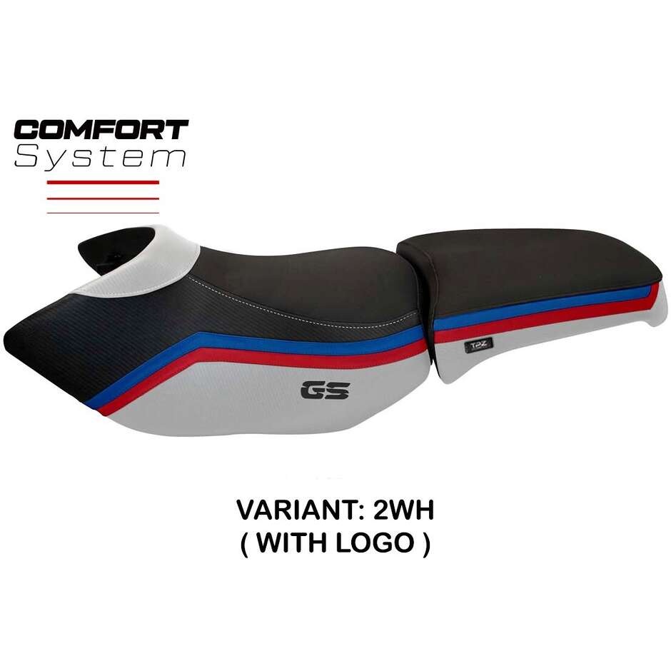 Housse de selle TPZ Italia spécifique pour BMW R 1200 GS Adventure (modèles 2006-2012) avec système de confort Ionia 1