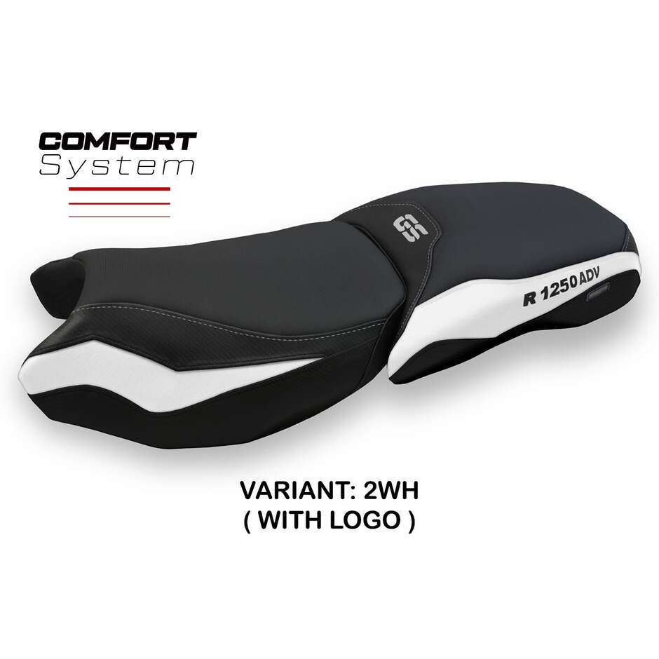 Housse de selle TPZ Italia spécifique pour BMW R 1250 GS Adventure 2019-2024, modèle Racconigi 4 Comfort System
