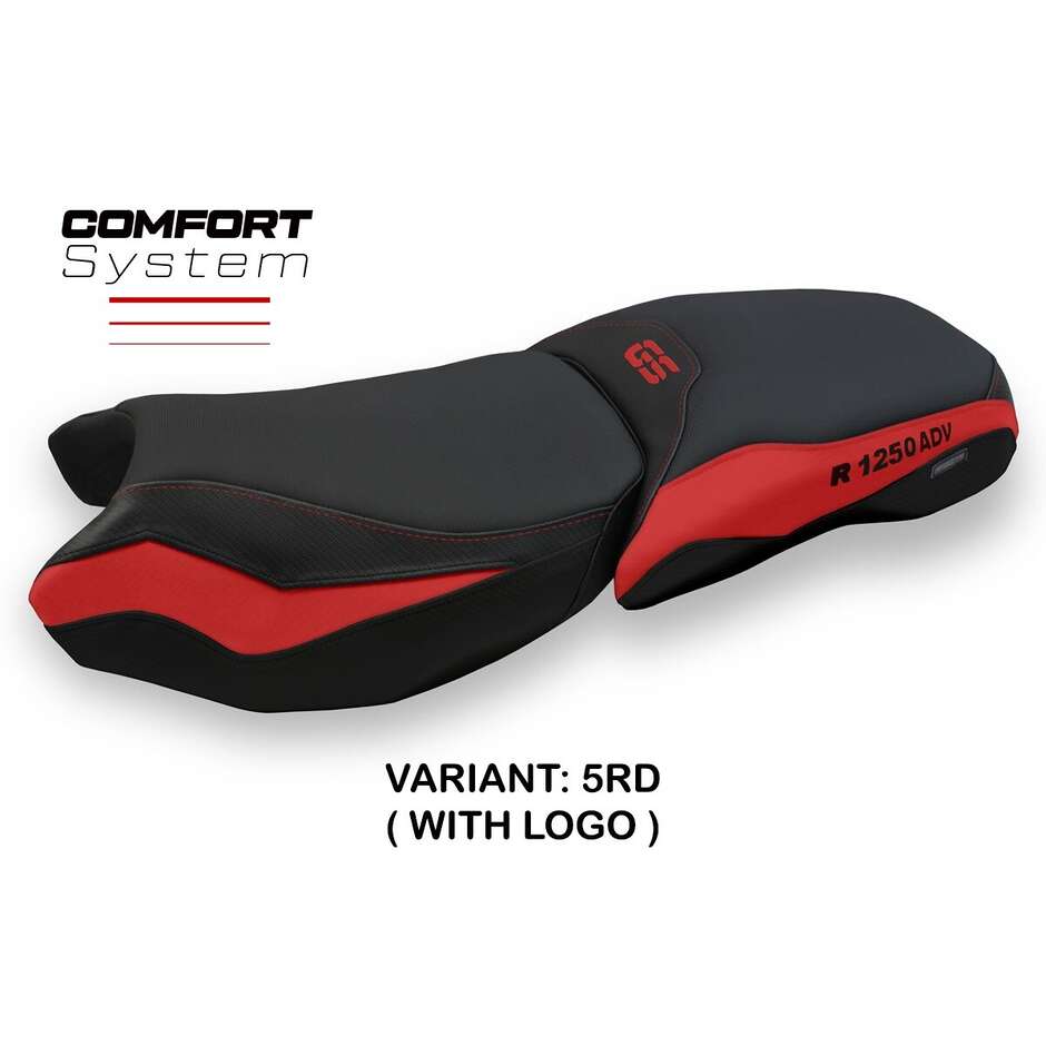 Housse de selle TPZ Italia spécifique pour BMW R 1250 GS Adventure 2019-2024, modèle Racconigi 4 Comfort System