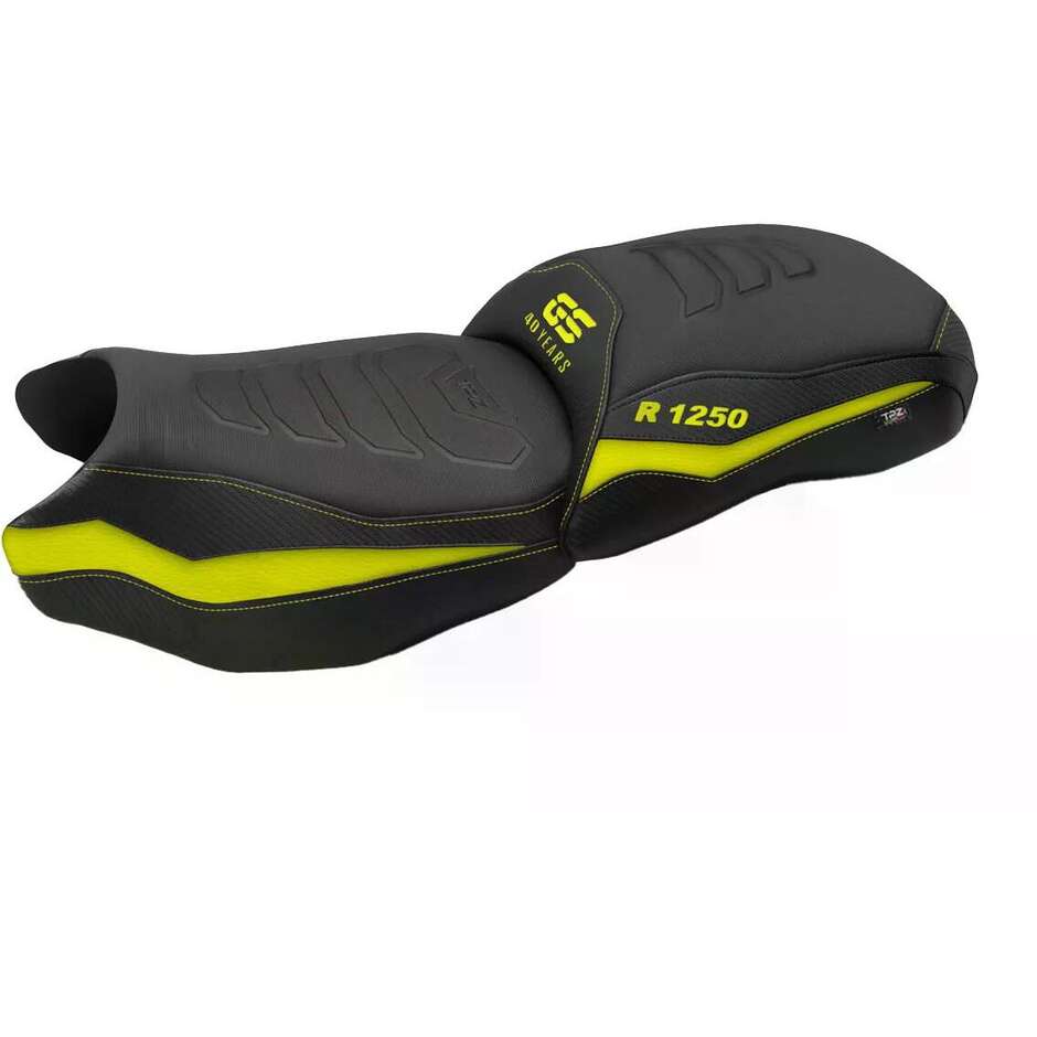 Housse de selle TPZ Italia spécifique pour BMW R 1250 GS (modèles 2019-2023), système Cappio Comfort Plus