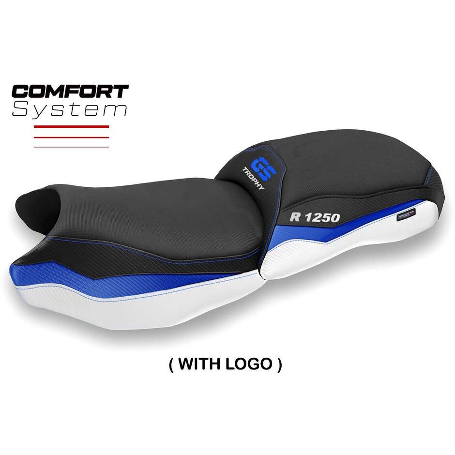 Housse de selle TPZ Italia spécifique pour BMW R 1250 GS (modèles 2019-2023) - Système de confort Adalia