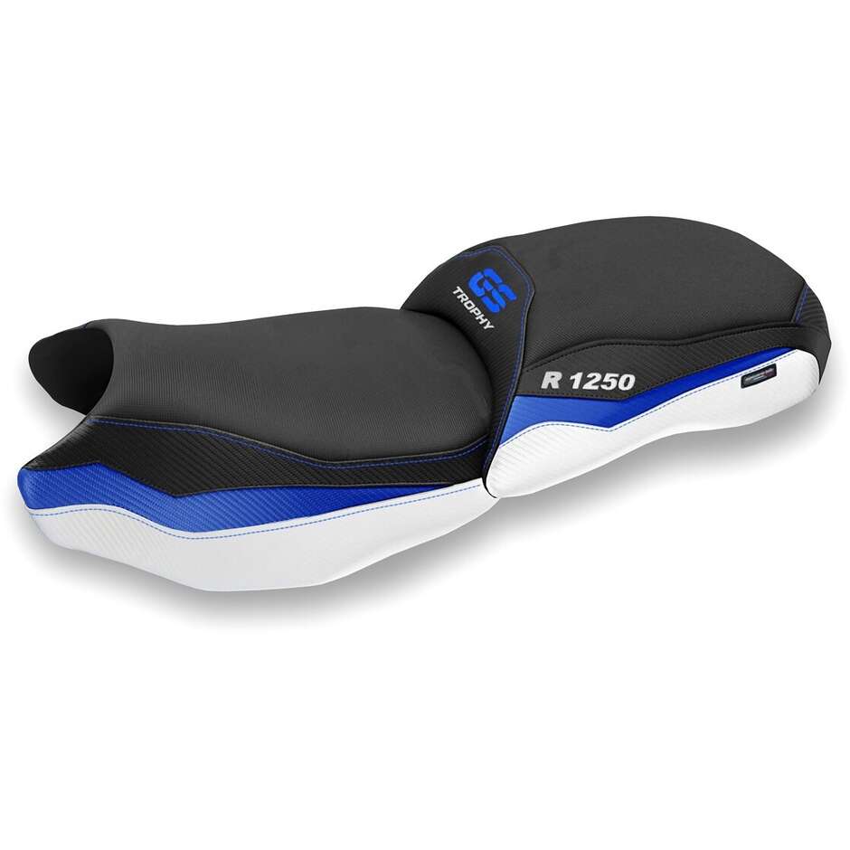 Housse de selle TPZ Italia spécifique pour BMW R 1250 GS (modèles 2019-2023) - Système de confort Adalia