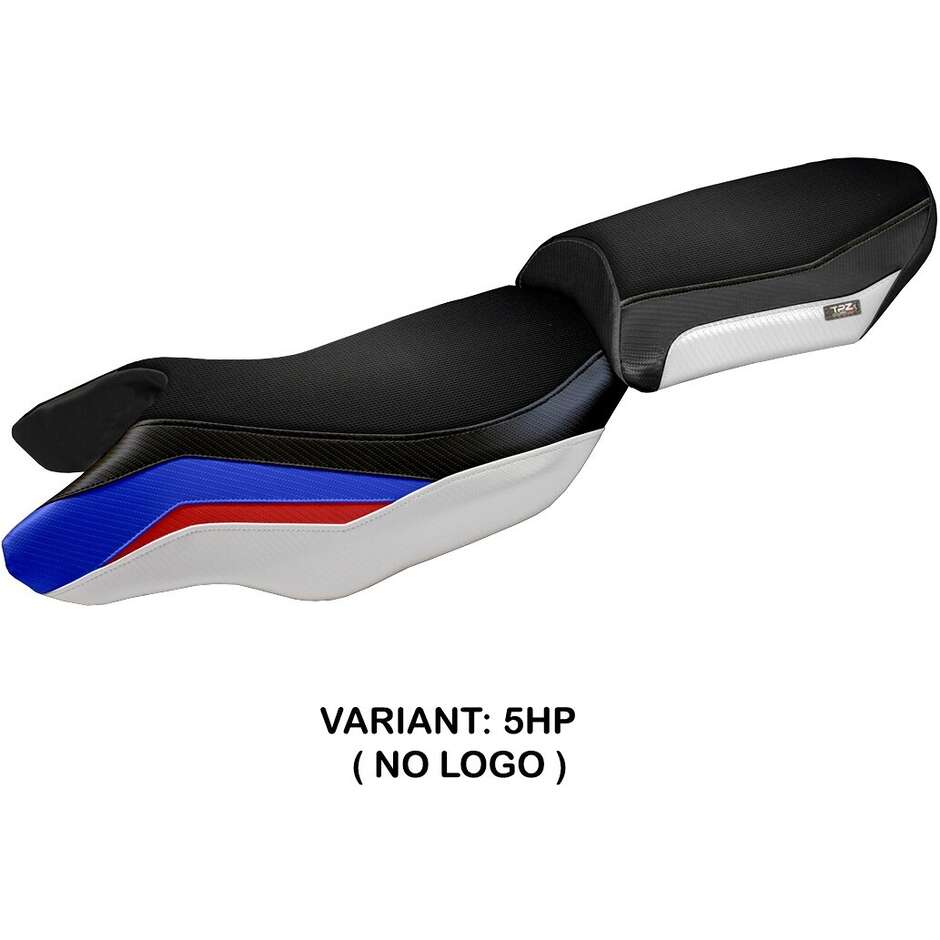 Housse de selle TPZ Italia spécifique pour BMW R 1250 RS (modèles 2020-2024), blanche