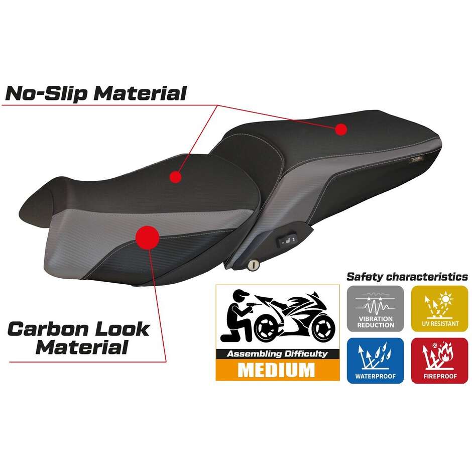 Housse de selle TPZ Italia spécifique pour BMW R 1250 RT (modèles 2019-2025) Alghero 1