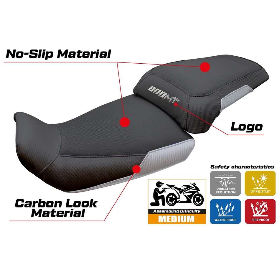 Housse de selle TPZ Italia spécifique pour CF Moto 800 MT Explorer modèle 2022-2025 Fira