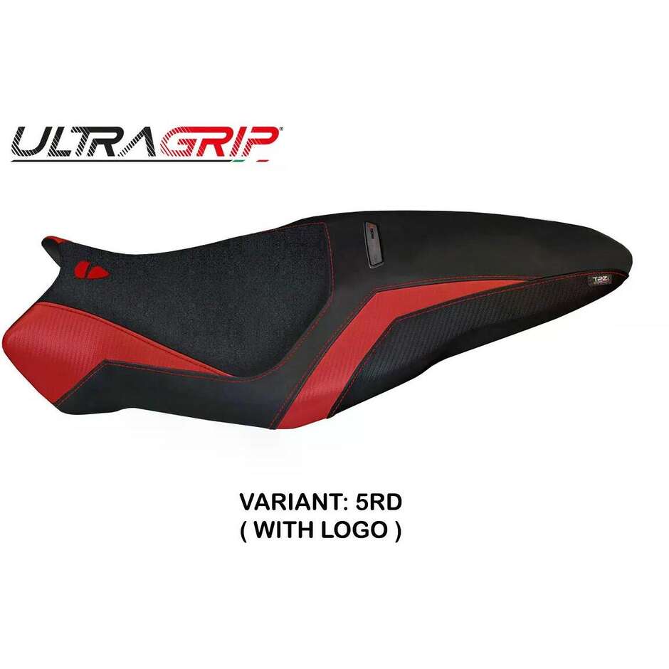 Housse de selle TPZ Italia spécifique pour Ducati Monster 1200 R (modèles 2016-2019) Toledo 3 Ultragrip