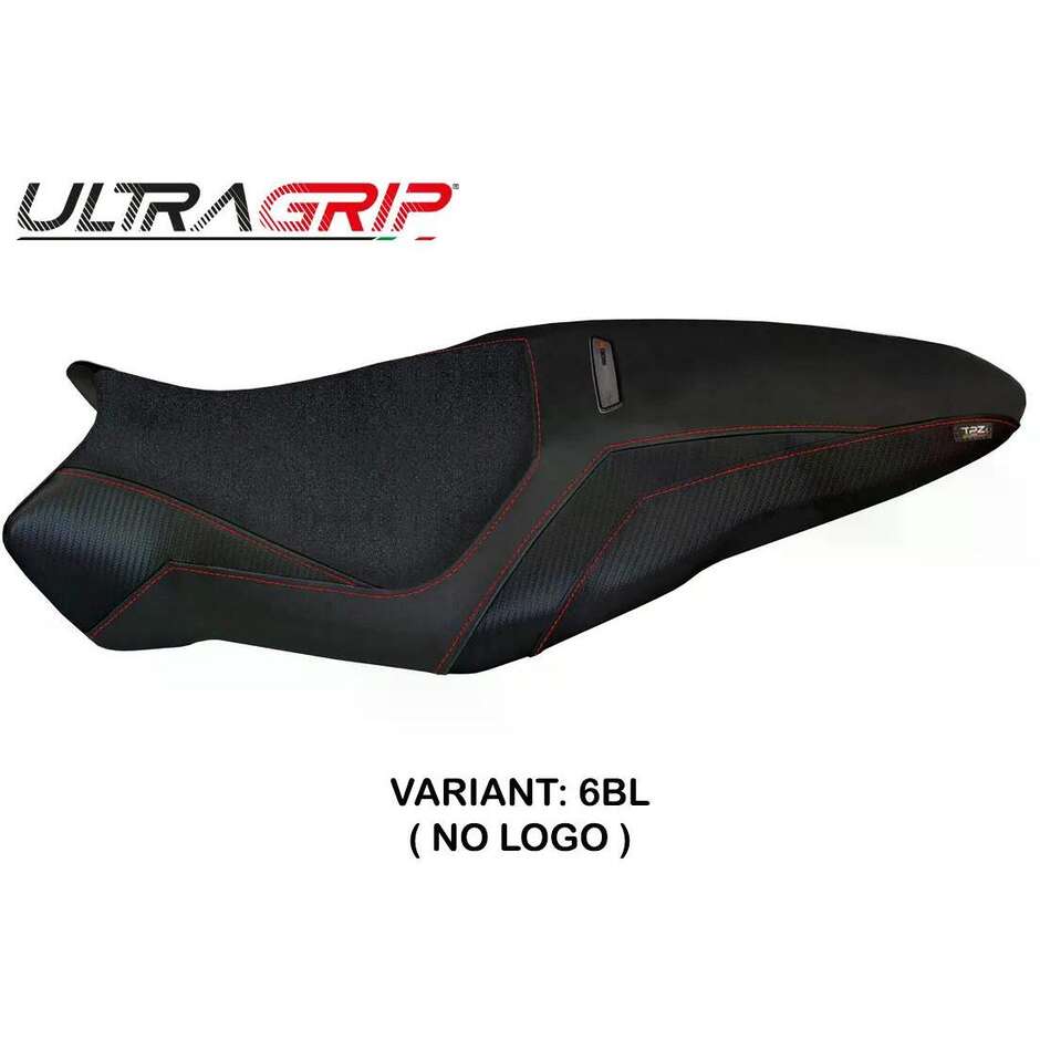 Housse de selle TPZ Italia spécifique pour Ducati Monster 1200 R (modèles 2016-2019) Toledo 3 Ultragrip