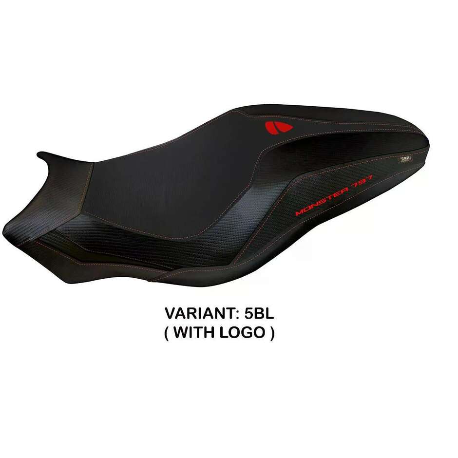 Housse de selle TPZ Italia spécifique pour Ducati Monster 797, modèles 2017-2020, Leipzig 3