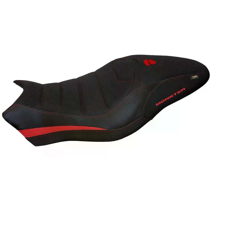 Housse de selle TPZ Italia spécifique pour Ducati Monster 797 (modèles 2017-2020) Piombino 2 Ultragrip