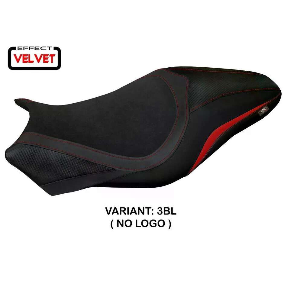 Housse de selle TPZ Italia spécifique pour Ducati Monster 821 / 1200 (modèles 2014-2016), coloris velours Turis