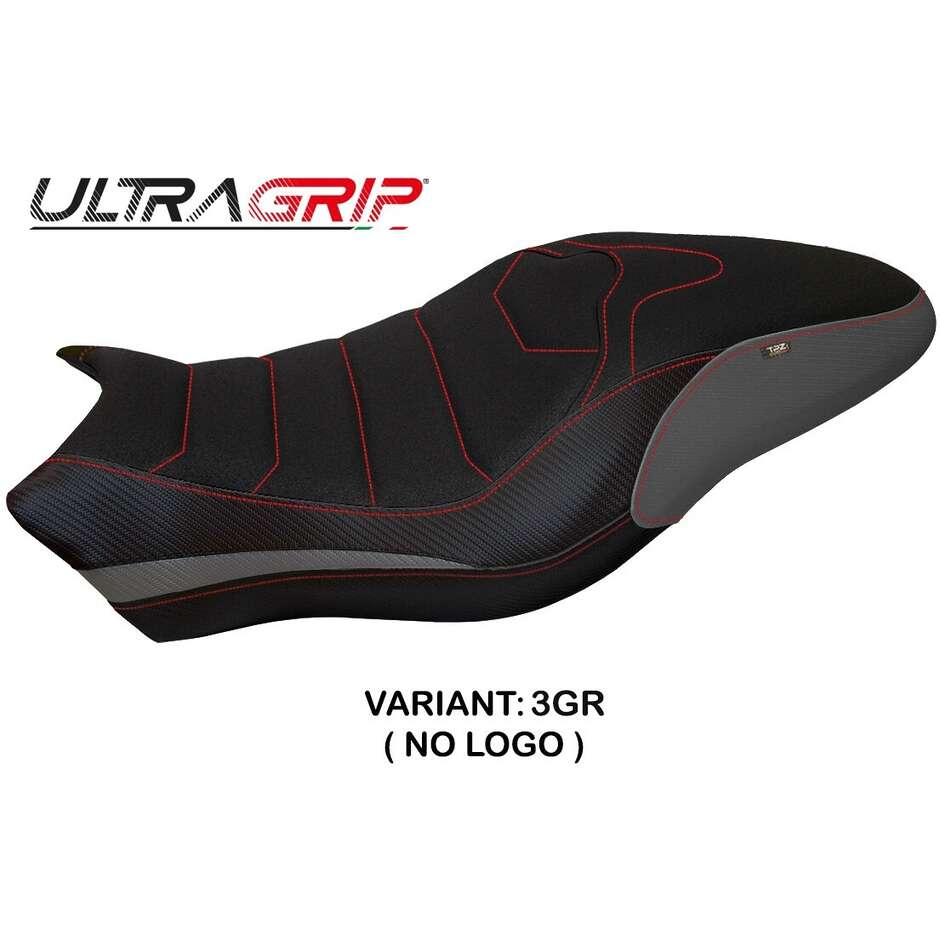 Housse de selle TPZ Italia spécifique pour Ducati Monster 821 / 1200 (modèles 2017-2020) Piombino 1 Ultragrip
