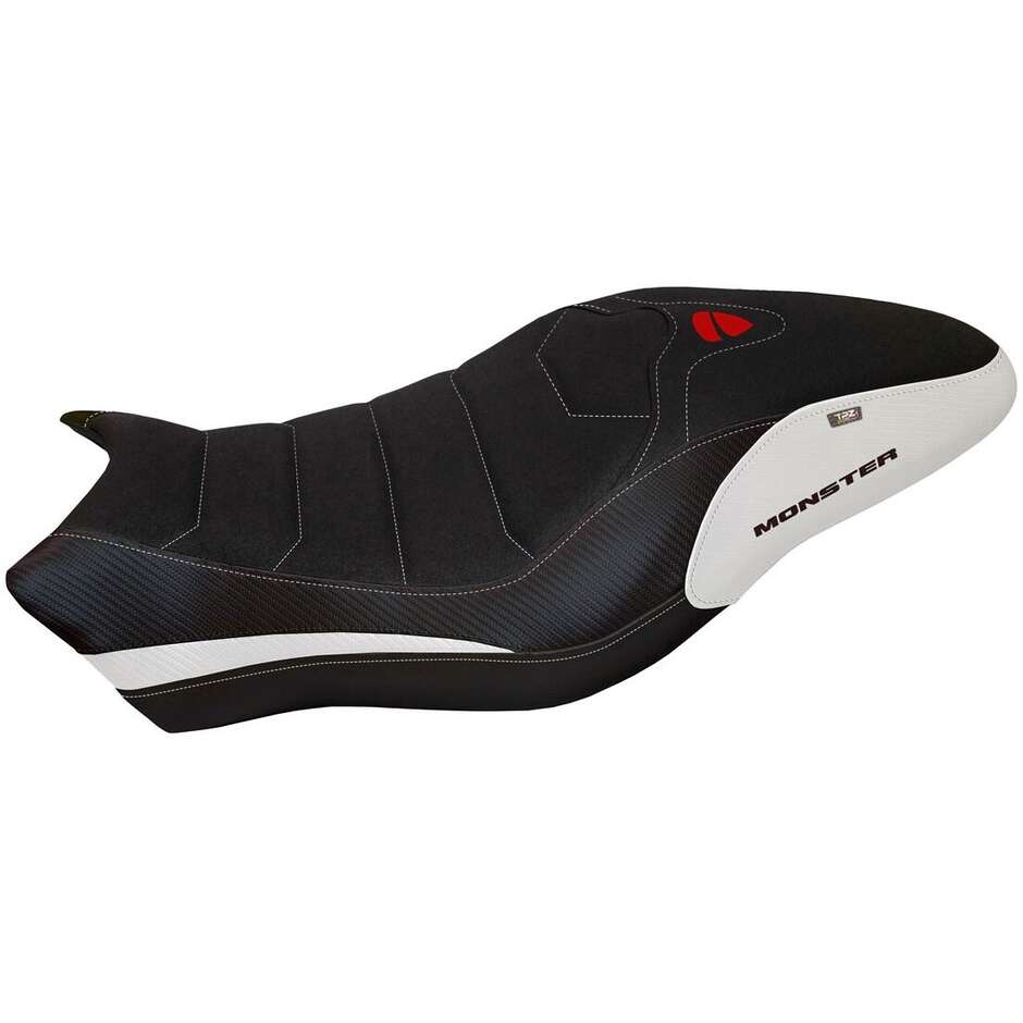 Housse de selle TPZ Italia spécifique pour Ducati Monster 821 / 1200 (modèles 2017-2020) Piombino 1 Ultragrip