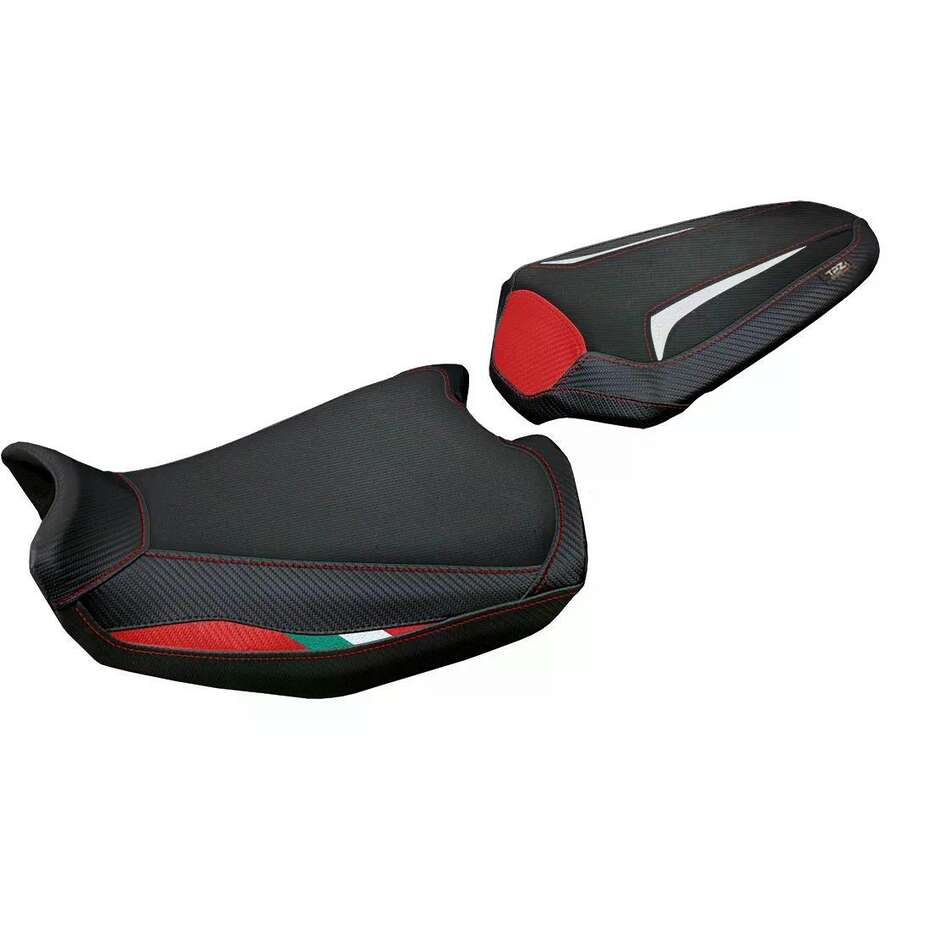Housse de selle TPZ Italia spécifique pour Ducati Monster 937950 2021-2025, modèle Linosa Comfort System