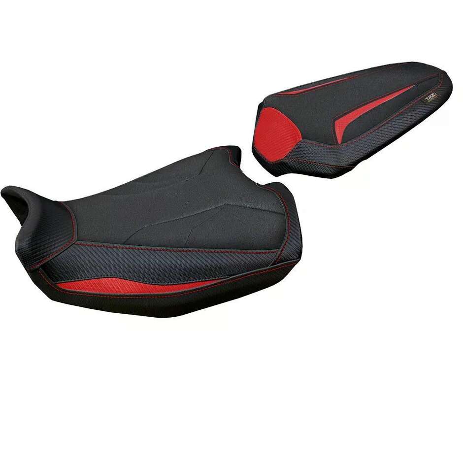 Housse de selle TPZ Italia spécifique pour Ducati Monster 937950 20212025 Linosa Ultragrip