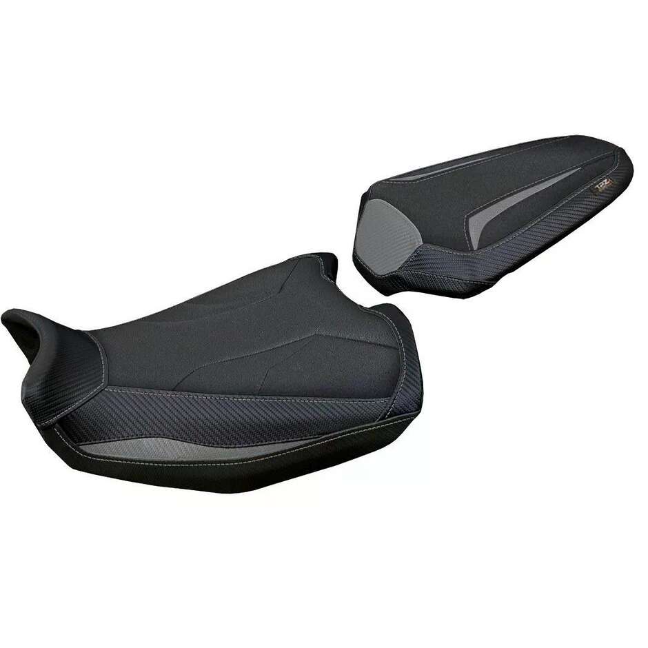 Housse de selle TPZ Italia spécifique pour Ducati Monster 937950 20212025 Linosa Ultragrip