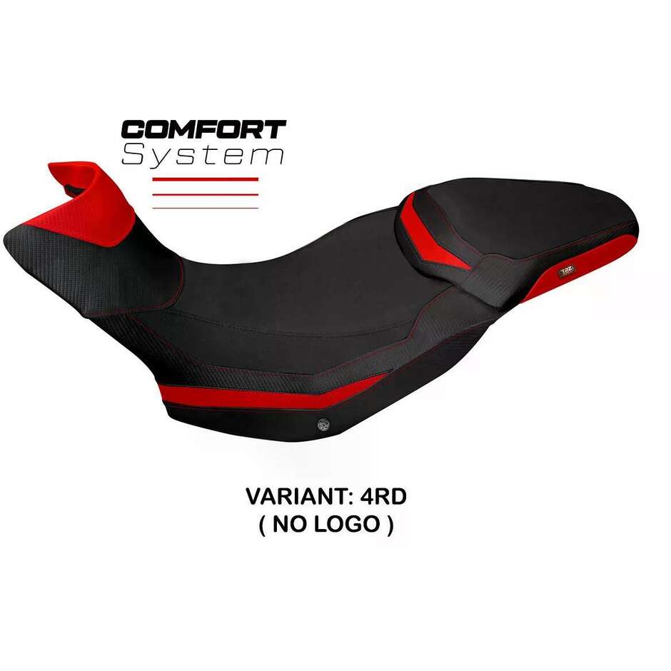 Housse de selle TPZ Italia spécifique pour Ducati Multistrada 1200/1260 Enduro (modèles 2016-2021) avec système de confort Sona 1