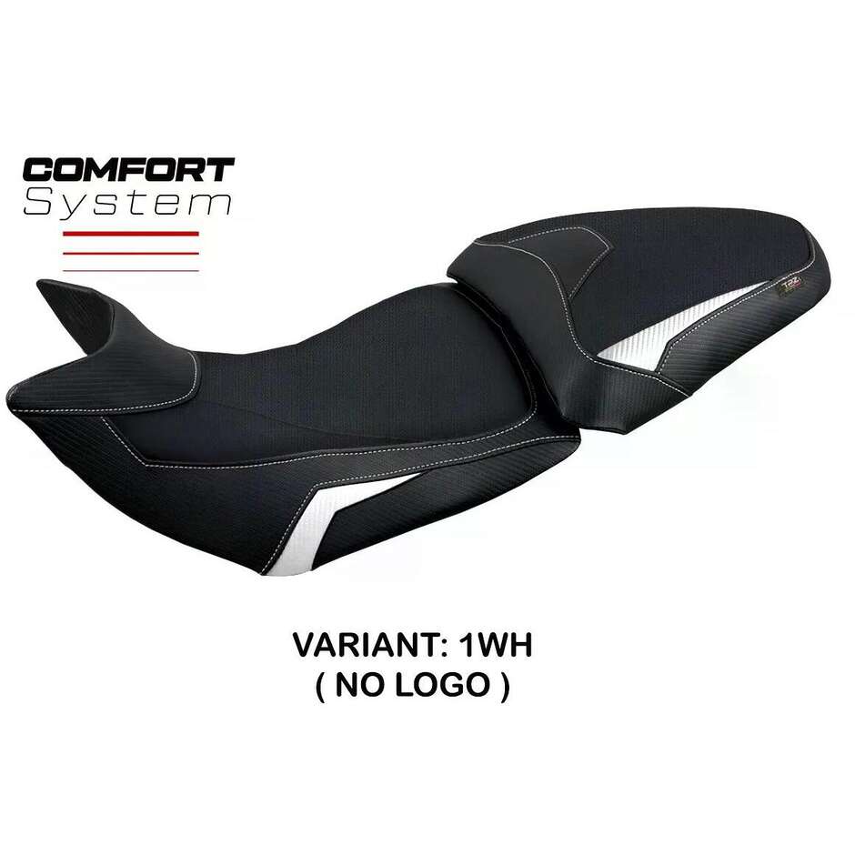 Housse de selle TPZ Italia spécifique pour Ducati Multistrada 1200 / 1260 (modèles 2015-2020) avec système de confort Jazan