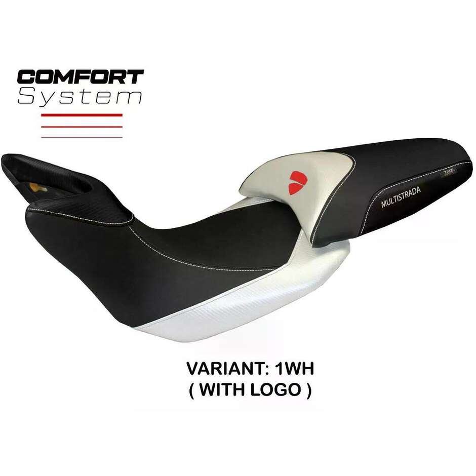 Housse de selle TPZ Italia spécifique pour Ducati Multistrada 1200 (modèles 2010-2011) Noto 3 Comfort System