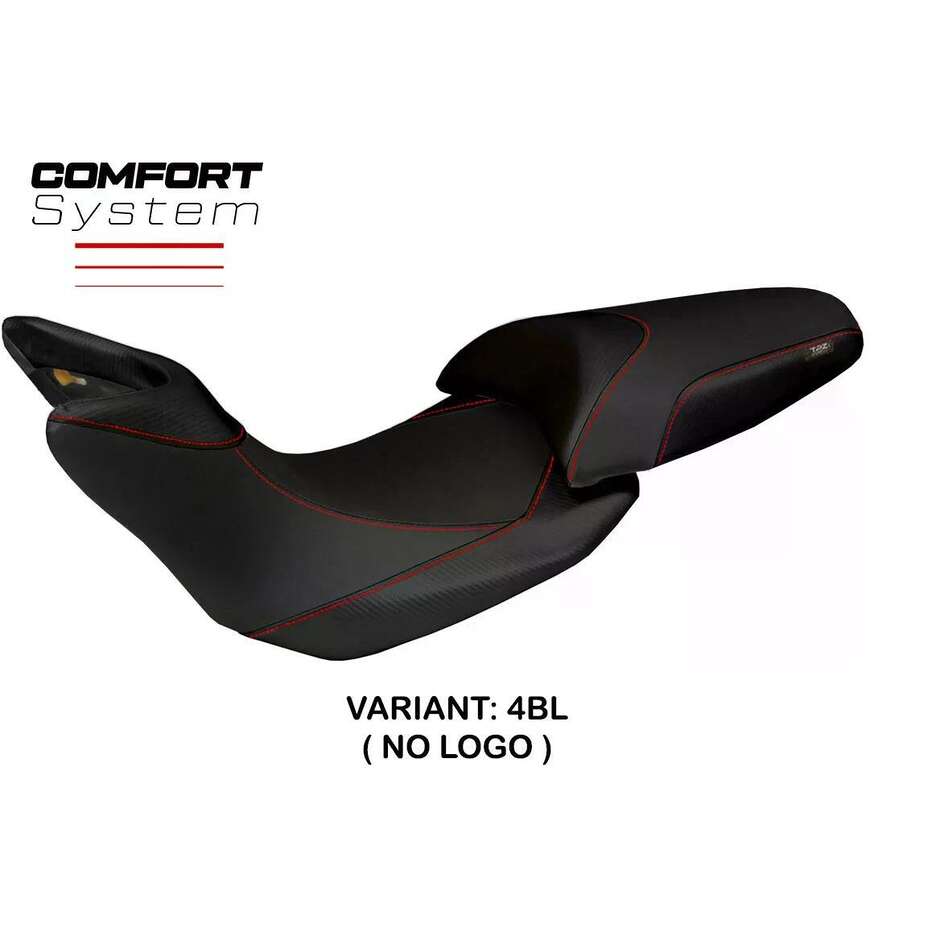 Housse de selle TPZ Italia spécifique pour Ducati Multistrada 1200 (modèles 2012-2014) - Système de confort Noto
