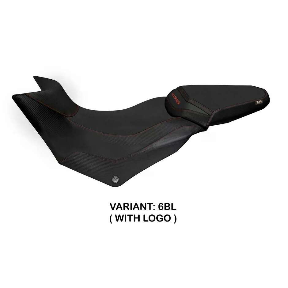 Housse de selle TPZ Italia spécifique pour Ducati Multistrada 950, modèles 2017-2021, Praga 1
