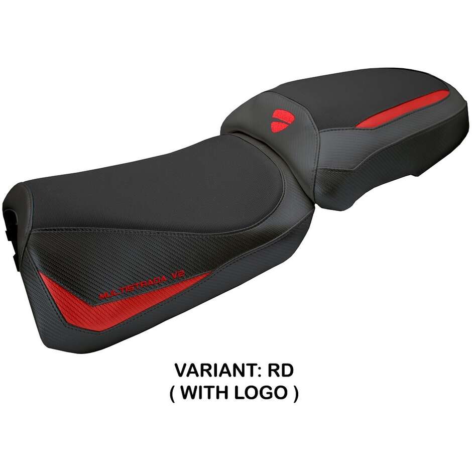 Housse de selle TPZ Italia spécifique pour Ducati Multistrada V2 2025, modèle Aura