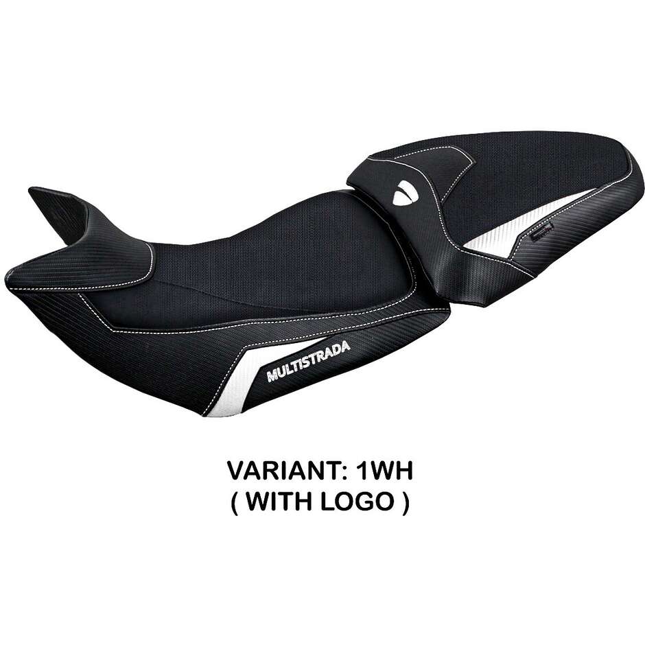 Housse de selle TPZ Italia spécifique pour Ducati Multistrada V2, modèles 2021-2024 (Haria)