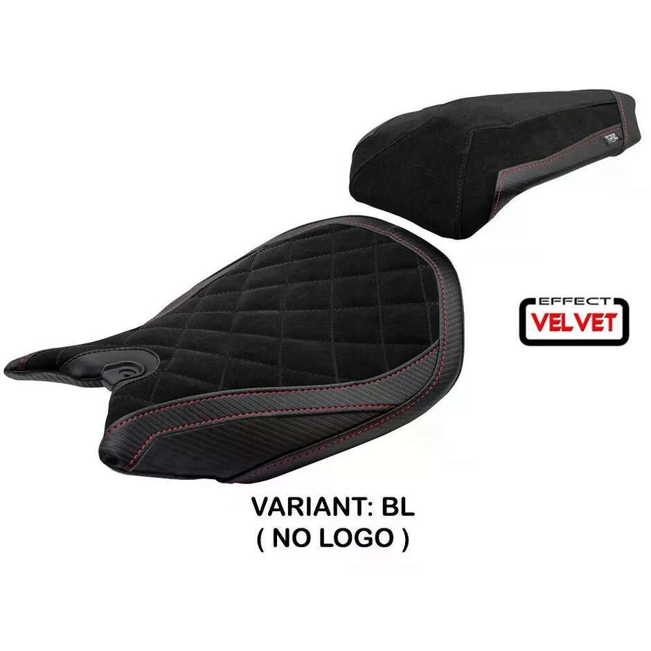 Housse de selle TPZ Italia spécifique pour Ducati Panigale 1199 (modèles 2011-2015), édition spéciale Pesaro Velvet