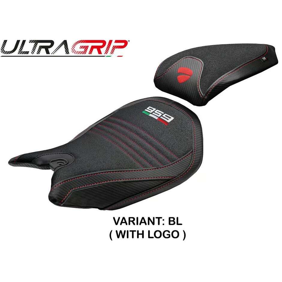 Housse de selle TPZ Italia spécifique pour Ducati Panigale 959, modèles 2016-2018, écrous Ultragrip