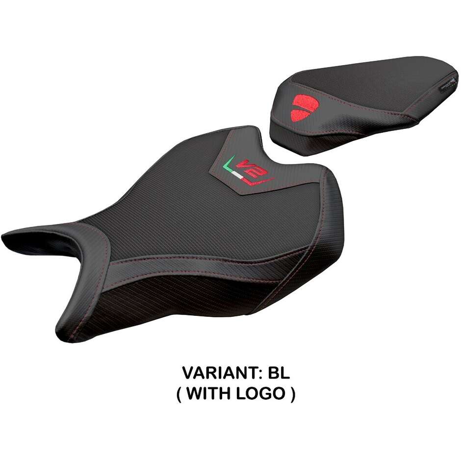 Housse de selle TPZ Italia spécifique pour Ducati Panigale V2 2025-2026 (modèle Asie)