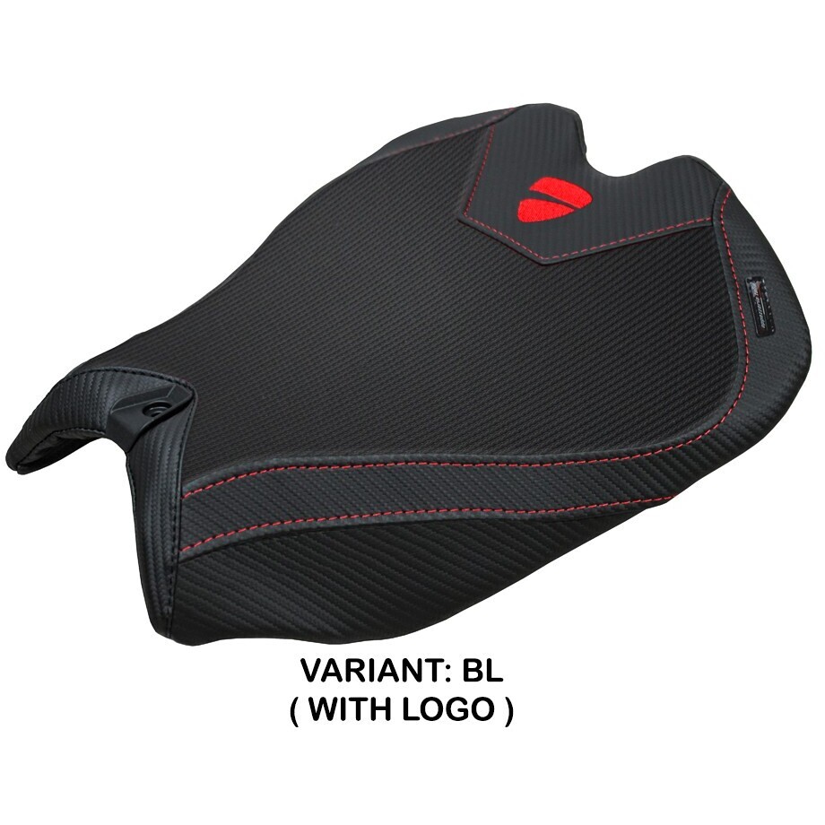 Housse de selle TPZ Italia spécifique pour Ducati Panigale V4 2025 modèle Argenta