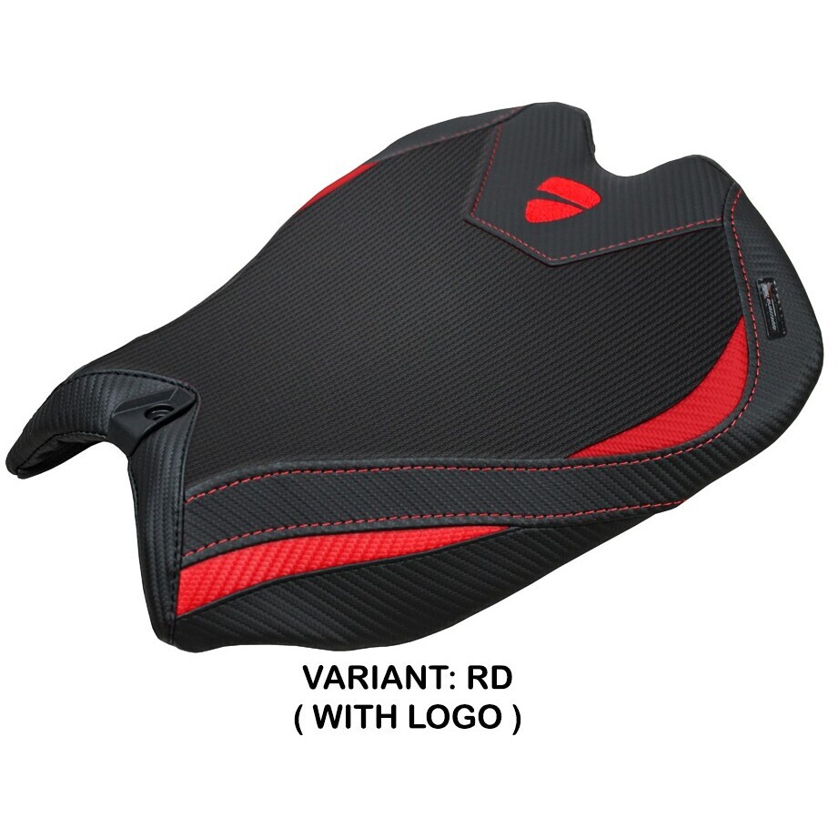 Housse de selle TPZ Italia spécifique pour Ducati Panigale V4 2025 modèle Argenta