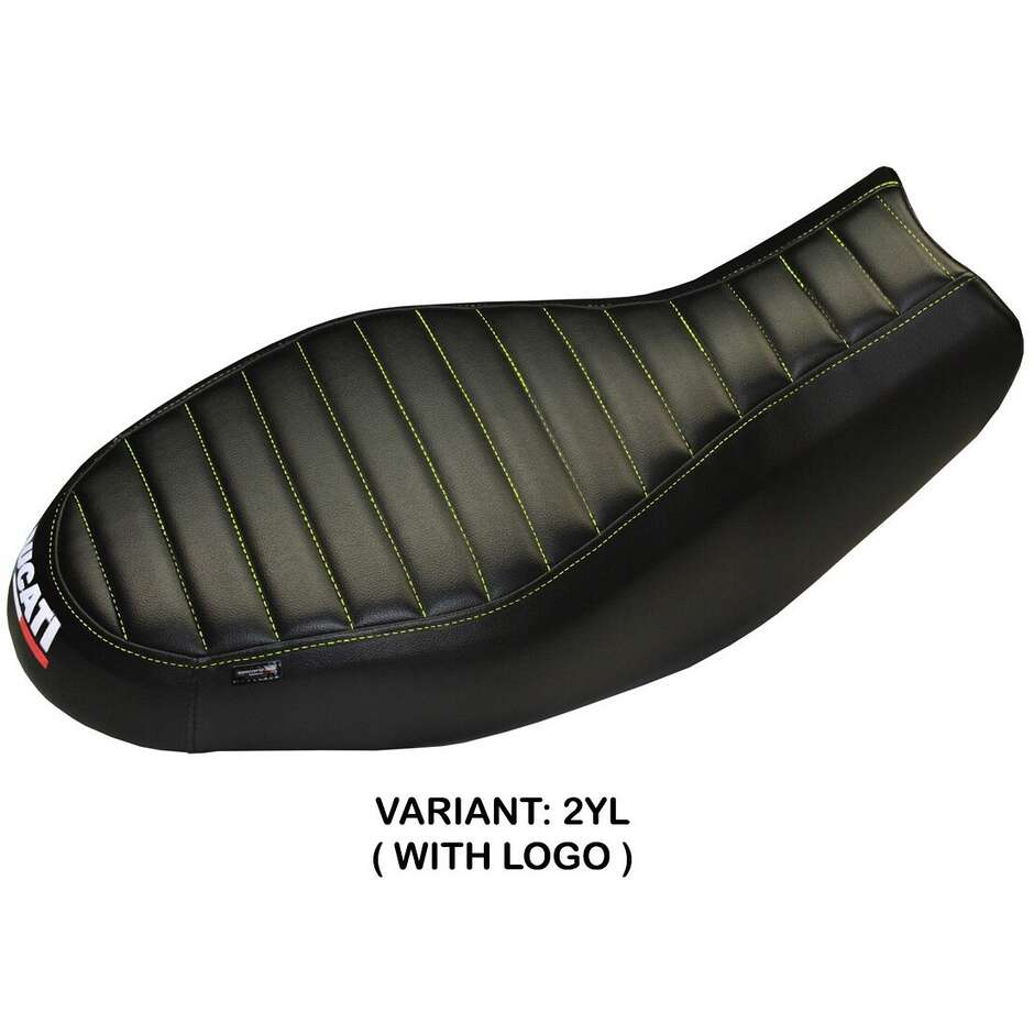 Housse de selle TPZ Italia spécifique pour Ducati Scrambler 400 / 800 / 1100 (modèles Procida 2015-2024)