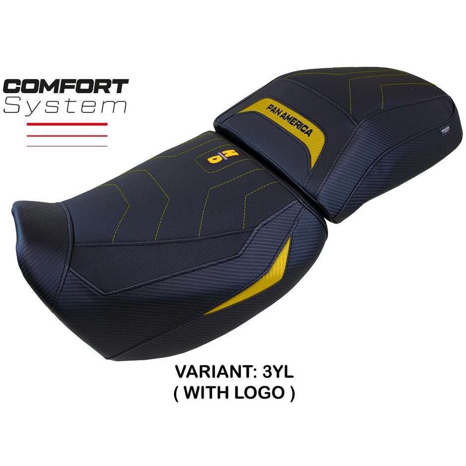 Housse de selle TPZ Italia spécifique pour Harley Davidson Pan America 2021-2025, modèle Vegas Comfort System