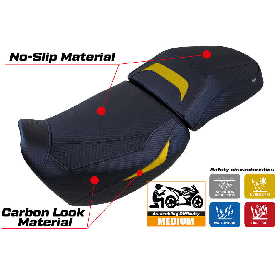 Housse de selle TPZ Italia spécifique pour Harley Davidson Pan America 2021-2025, modèle Vegas