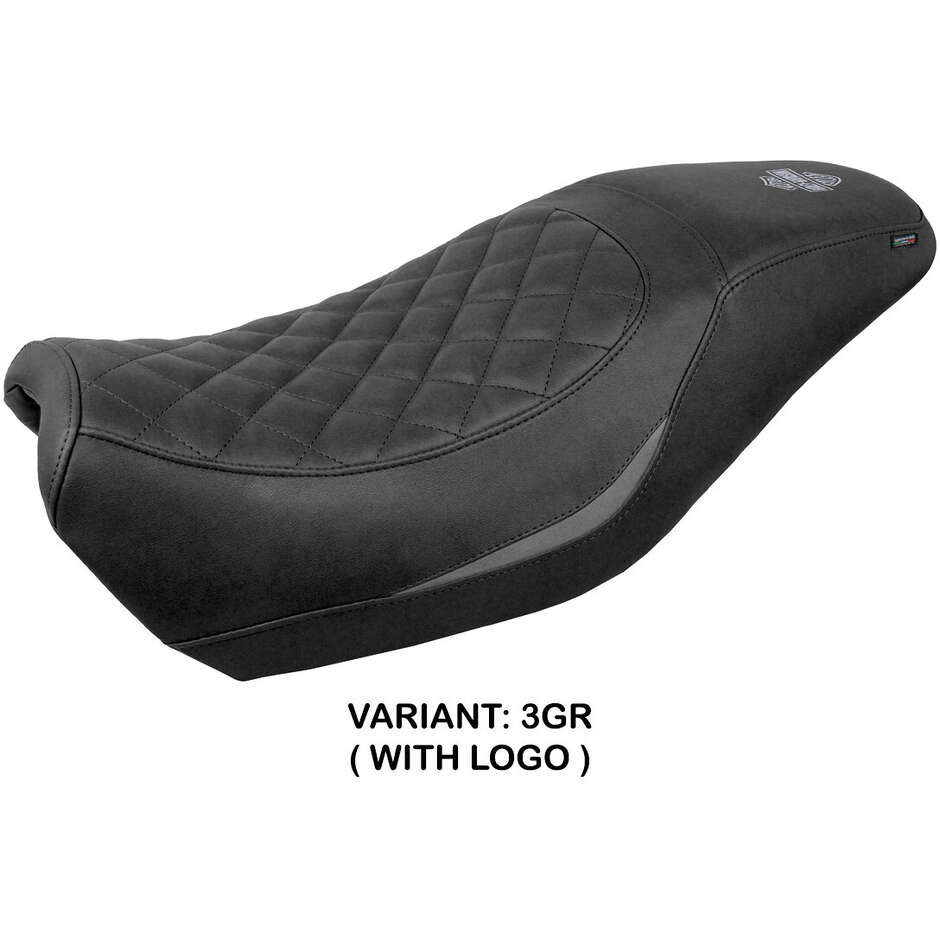 Housse de selle TPZ Italia spécifique pour Harley Davidson Street 500/750 (modèle Miami, 2016-2021)