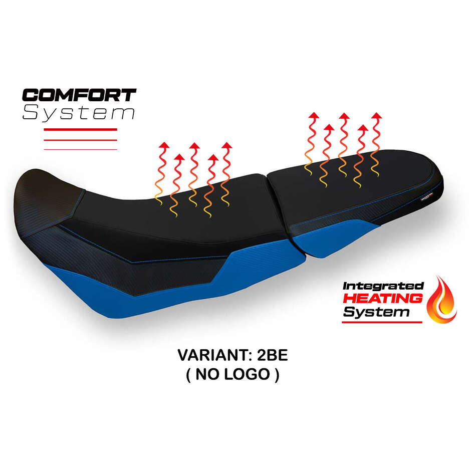Housse de selle TPZ Italia spécifique pour Honda Africa Twin 1000 Adventure 2018-2019 - Système de confort chauffant