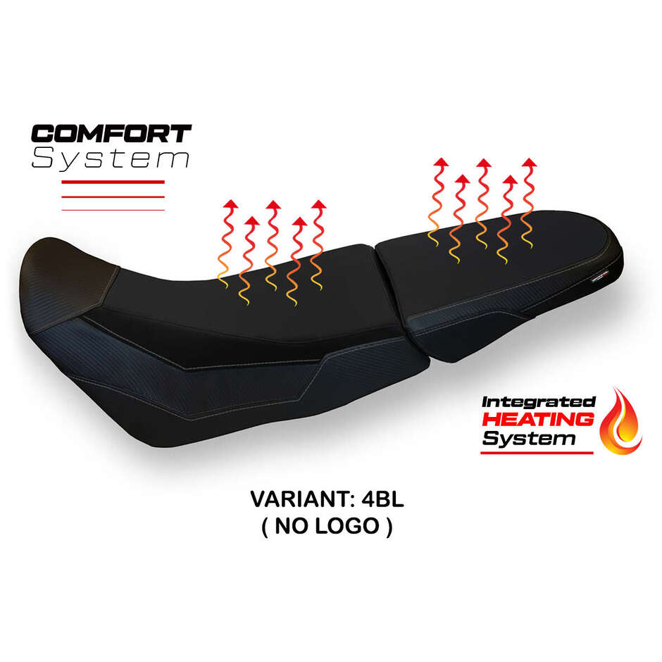 Housse de selle TPZ Italia spécifique pour Honda Africa Twin 1000 Adventure 2018-2019 - Système de confort chauffant
