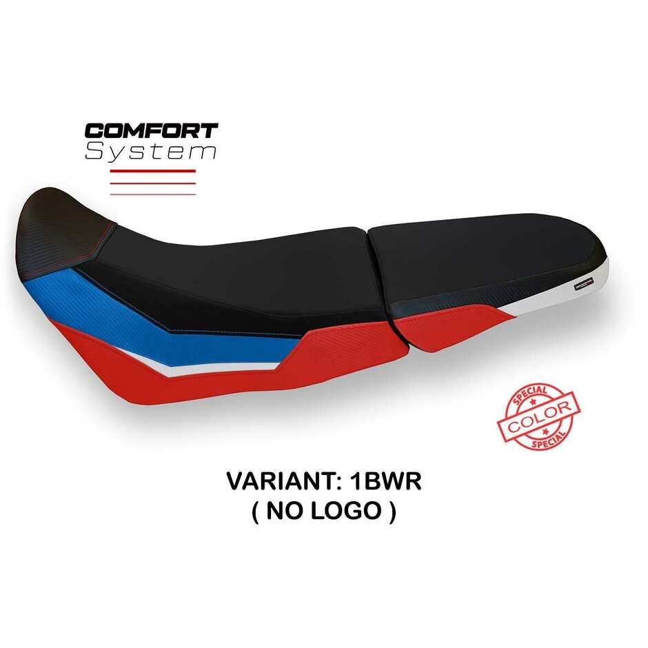 Housse de selle TPZ Italia spécifique pour Honda Africa Twin 1000 Adventure (modèles 2018-2019), coloris spécial, système de confort 2