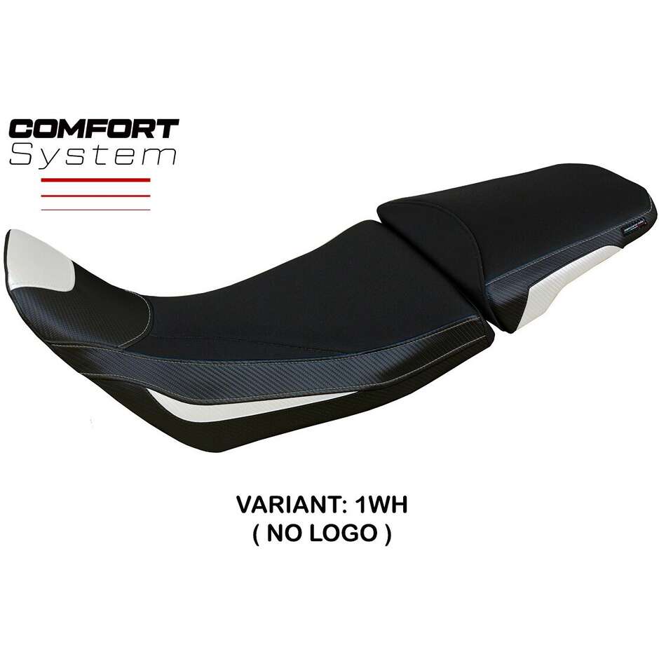 Housse de selle TPZ Italia spécifique pour Honda Africa Twin 1100 Adventure Sport (modèles 2020-2025), système confort ambre