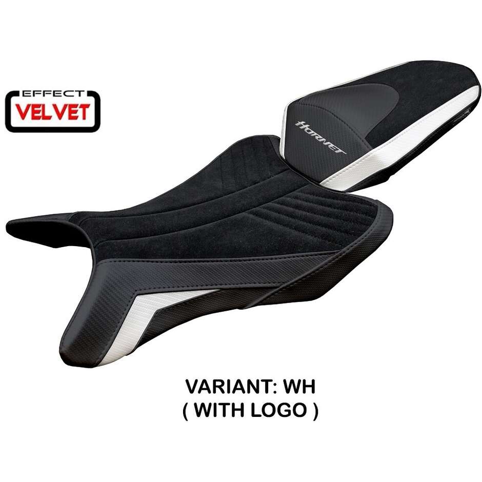 Housse de selle TPZ Italia spécifique pour Honda CB 1000 Hornet, modèle 2025, finition velours manuel