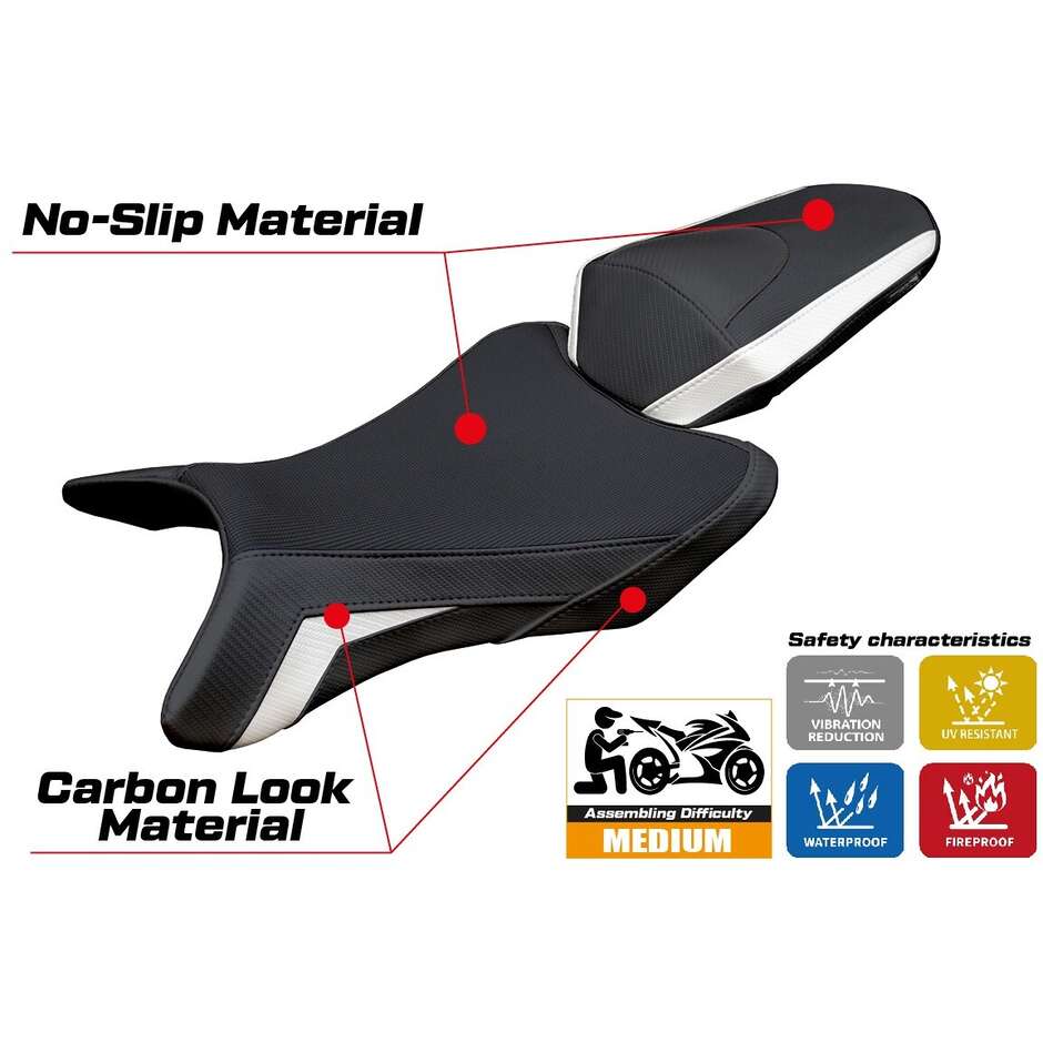 Housse de selle TPZ Italia spécifique pour Honda CB 1000 Hornet modèle 2025 (Manuel d'utilisation)
