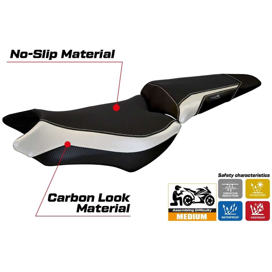 Housse de selle TPZ Italia spécifique pour Honda CB 1000 R 2008 - 2017 modèle Ponza