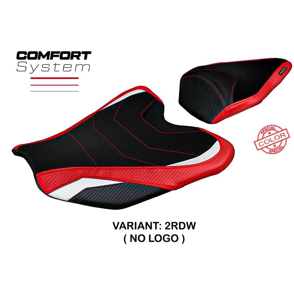 Housse de selle TPZ Italia spécifique pour Honda CBR 1000 RR-R Fireblade (modèles 2020-2025), coloris Pedara, système confort.