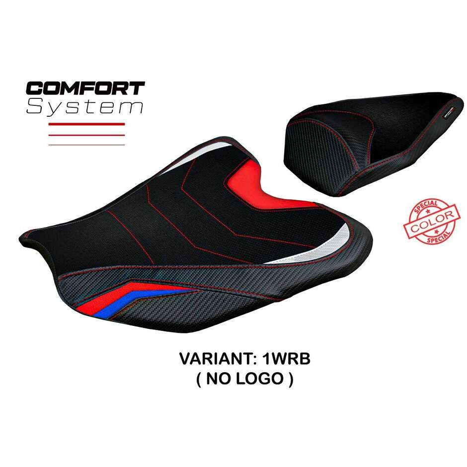 Housse de selle TPZ Italia spécifique pour Honda CBR 1000 RR-R Fireblade (modèles 2020-2025), coloris Pedara, système confort.
