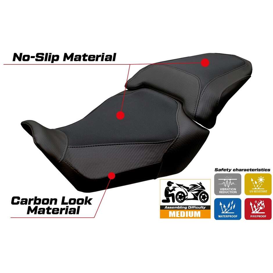 Housse de selle TPZ Italia spécifique pour Honda CBR 650 R 2024-2026, modèle Mali