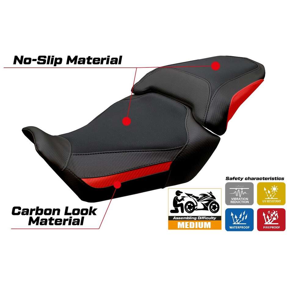 Housse de selle TPZ Italia spécifique pour Honda CBR 650 R 2024-2026, modèle Mali
