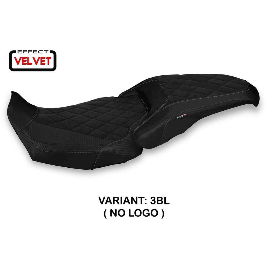 Housse de selle TPZ Italia spécifique pour Honda CBR 650 R (modèles 2019-2023), en velours Sfax.