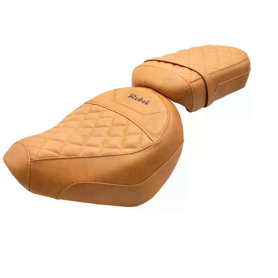 Housse de selle TPZ Italia spécifique pour Honda CMX 1100 Rebel 2022-2025 (modèle Iksan)