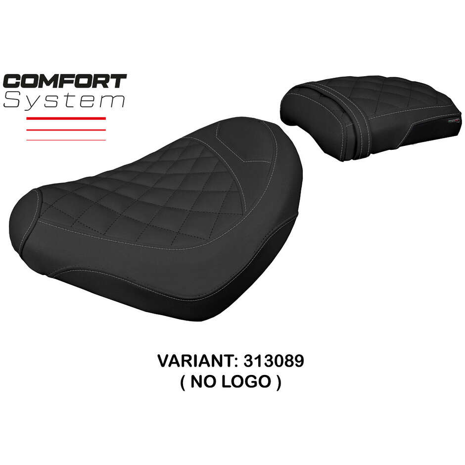 Housse de selle TPZ Italia spécifique pour Honda CMX 1100 Rebel (modèles 2022-2025) avec système de confort Nagy